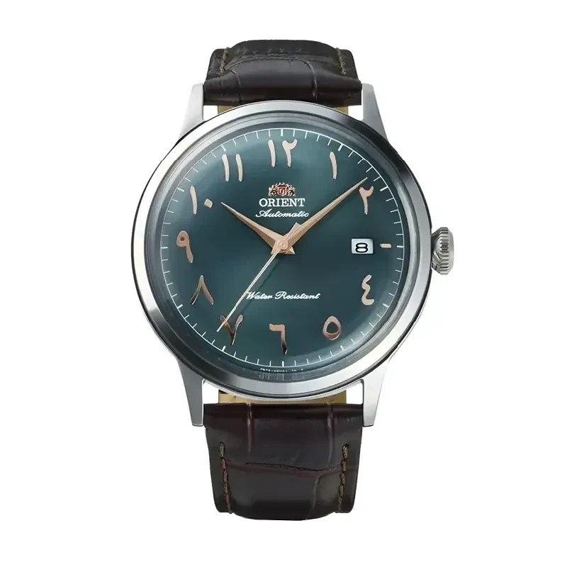 Orient Bambino V2 Green Arabic numerals Dial Men's Watch- RA-AC0035E